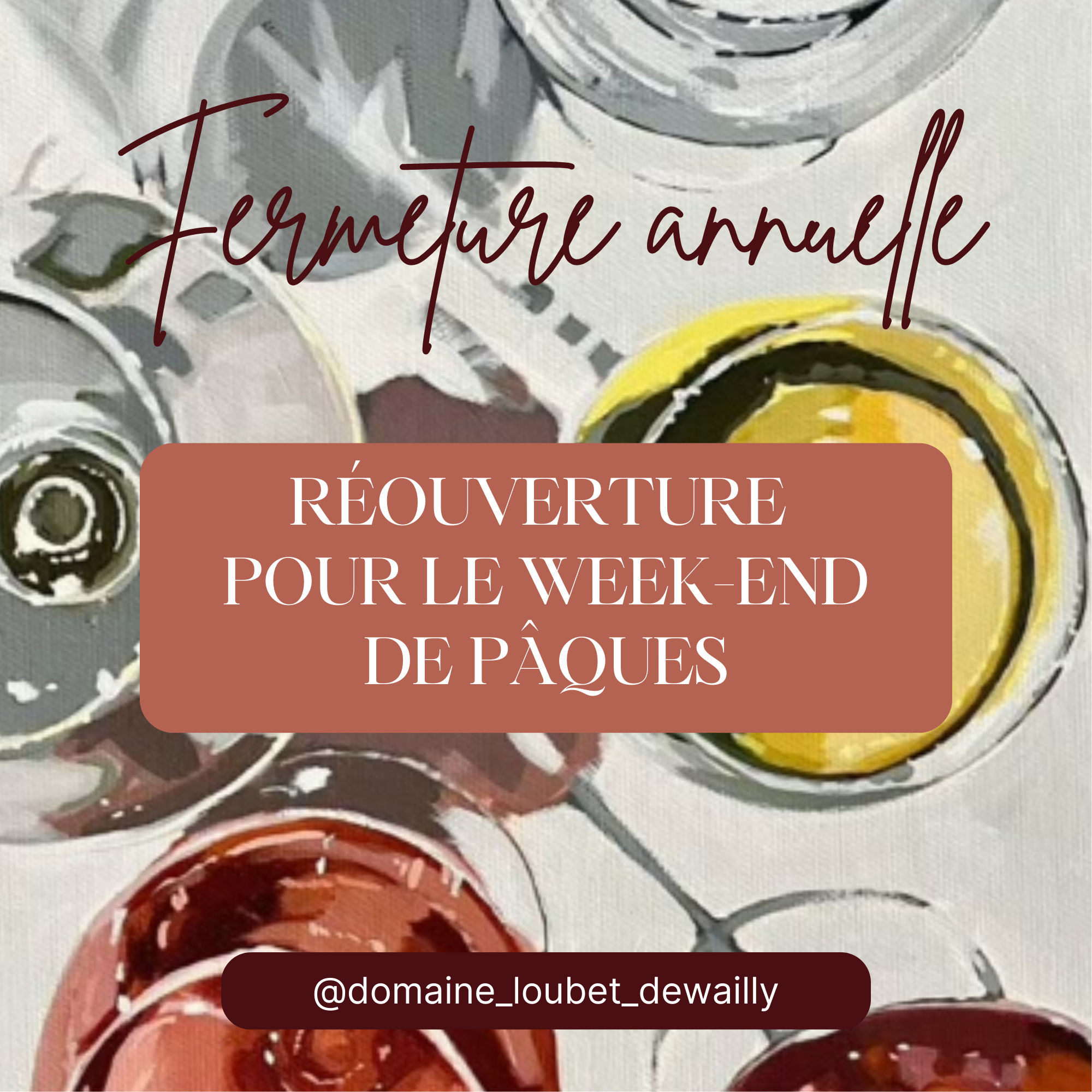 Fermeture annuelle caveau